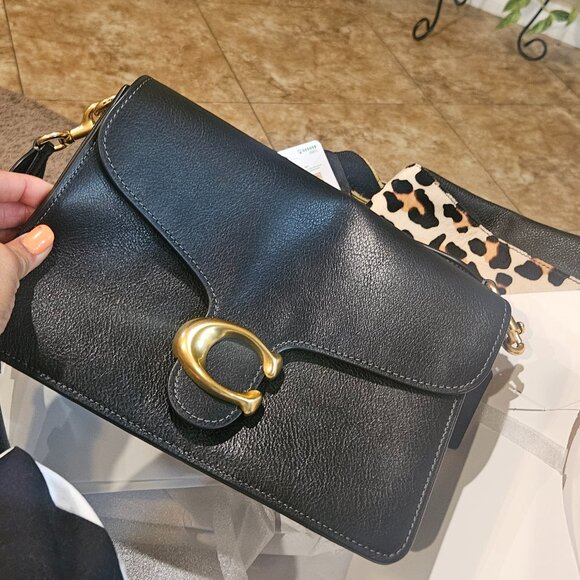 Large black leather. NWT tabby 30 - Picture 1 of 5